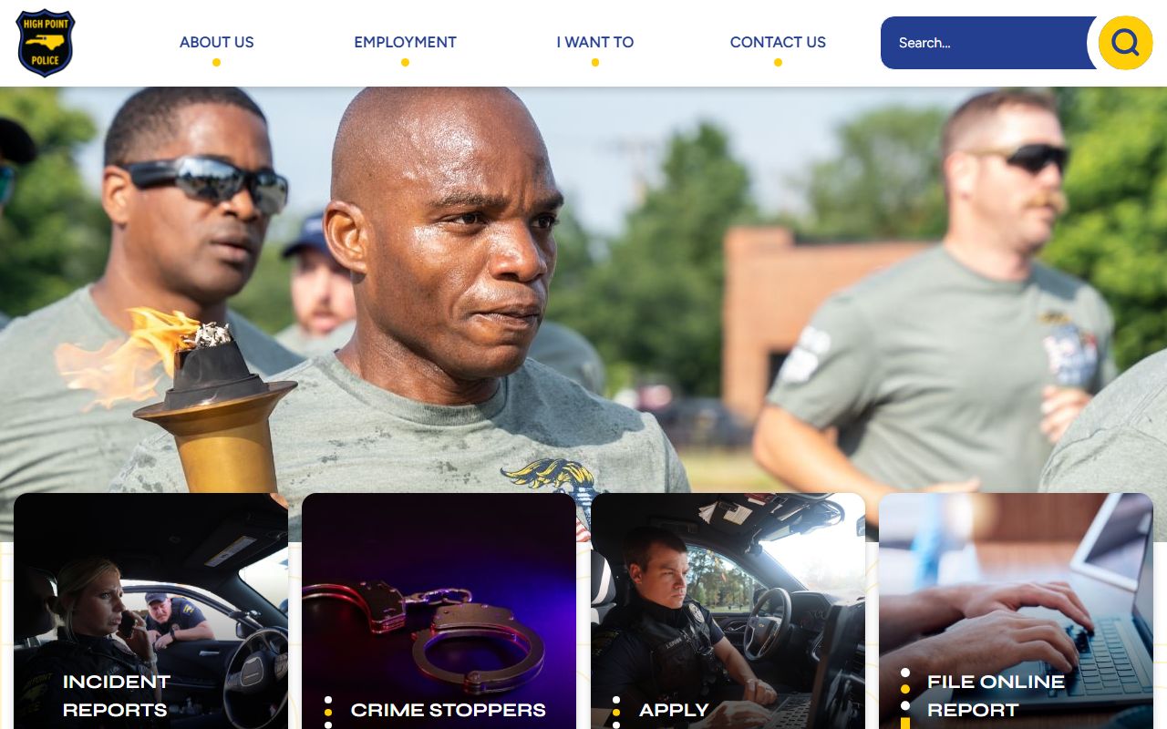 High Point Police Department which handles arrests leading to High Point recent bookings