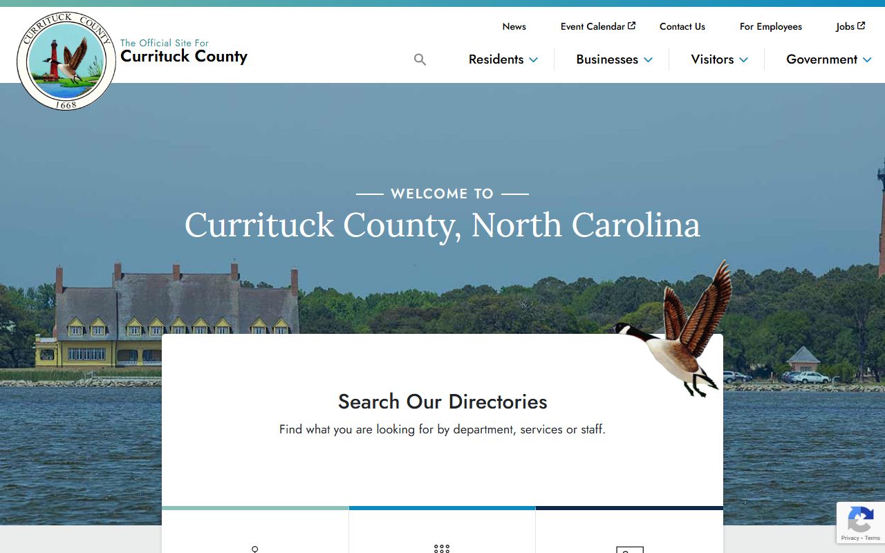 Currituck County Sheriff's Office where recent bookings and arrest records are processed