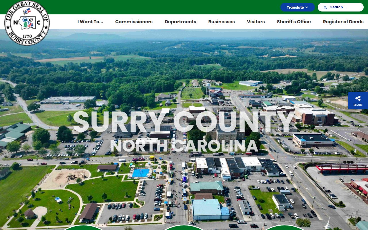Surry County Sheriff's Office website for recent bookings and arrest records in Dobson NC